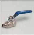 Brass ball valve m x f plated
